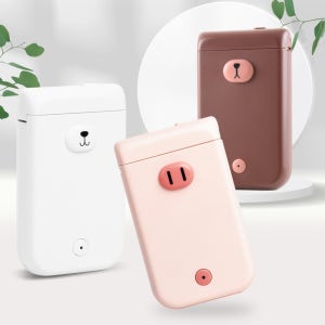 카피어랜드 미모 D30S 라벨프린터 5종 세트(5종 라벨+파우치+스트랩)