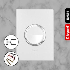 아테오 국내형(KS) 화이트 원형 3로 2구 스위치 프랑스 르그랑 매입