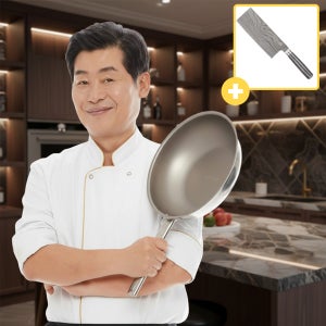 클래딘 이연복 리얼 티타늄 궁중팬(satin) 26cm