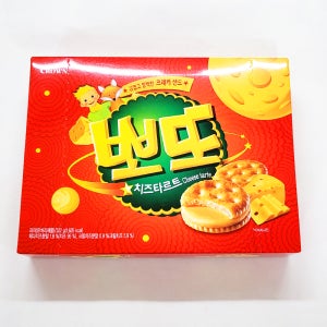 뽀또치즈 타르트 간식 크라운 과자 대용량 322g
