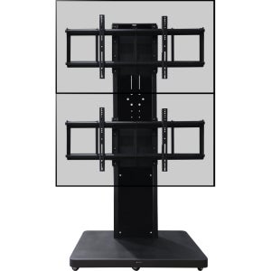 LX-9000V 세로2단 듀얼 티비 TV 거치대 이동식 스탠드 관공서 회의실 임원실 로비