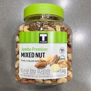T STANDARD 믹스넛 점보 프리미엄 1kg 아몬드 캐슈넛 마카다미아 호두 피칸