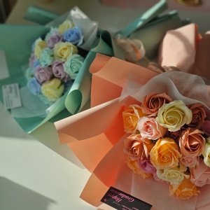 비누꽃다발 졸업식 발표회 학예회 남학생꽃다발 여학생 알록달록