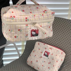 귀여운 KT키티 여행용 파우치 대용량 수납가방