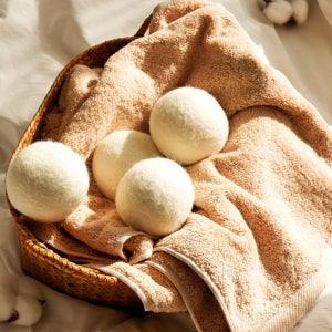 에테르나 건조기 양모볼만 6개입 100% 천연 뉴질랜드 양모볼 7cm 40g 이상