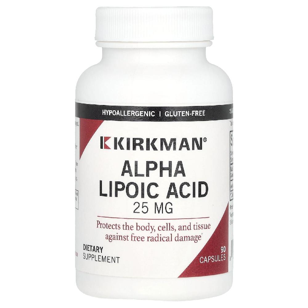 Kirkman Labs 컬크맨랩 <b>알파리포산 25mg</b> 90캡슐