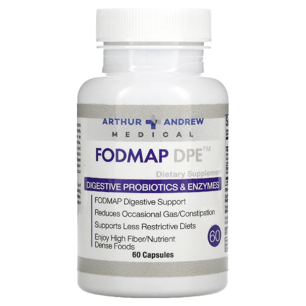 Arthur Andrew Medical FODMAP DPE 포드맵 <b>복부팽만감</b> 완화 60정