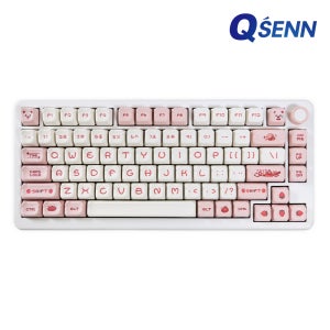 큐센 QSENN 핑크베어 스트로베리 PBT MOA 프로파일 키캡