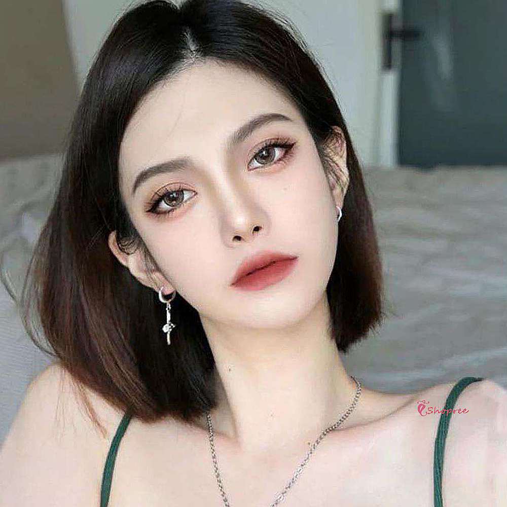 단발머리 네츄럴블랙 통가발 앞머리없는 변화 스타일ssu267