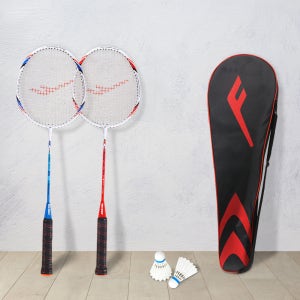 프로스펙스 배드민턴 라켓 세트 100 라켓2p+셔틀콕+가방