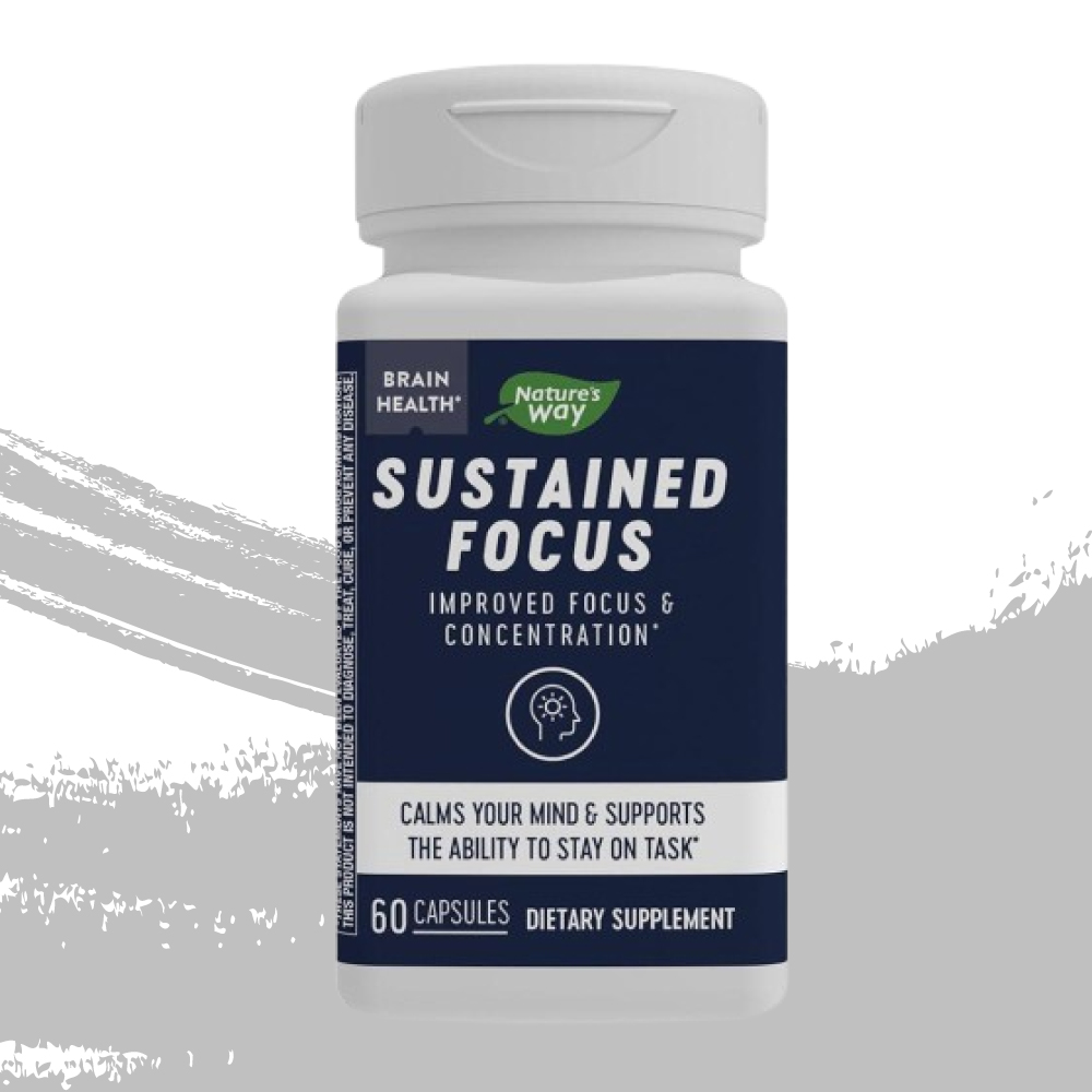 네이쳐스웨이 <b>서스테인드 포커스</b> 60캡슐 Sustained Focu