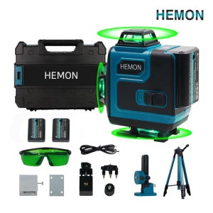 헤몬 16라인 그린 레이저레벨기 수평측정기 풀세트