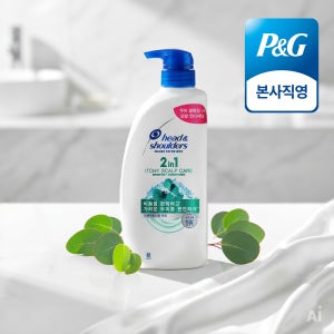 헤드앤숄더 2in1 쿨멘솔 샴푸 컨디셔너 겸용 800ml 1개