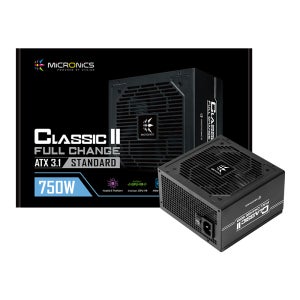 마이크로닉스 Classic II 풀체인지 80PLUS스탠다드 ATX3.1 750W, 블랙