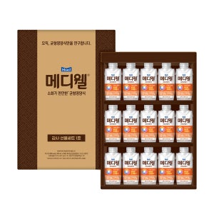 메디웰 감사 선물세트 1호 (메디웰 구수한 누룽지맛 200ml 15팩) [도착보장]