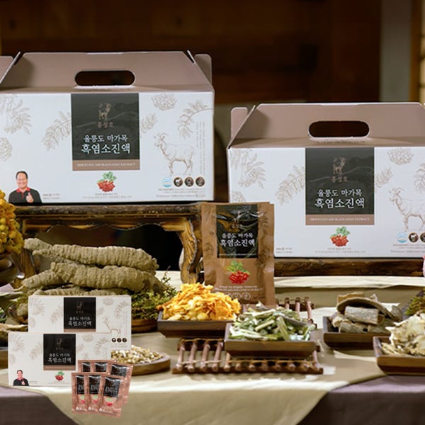 홍성호 울릉도 마가목 흑염소진액 자연방목 엑기스 프리미엄 국내산 토종 흑염소즙 2개월분