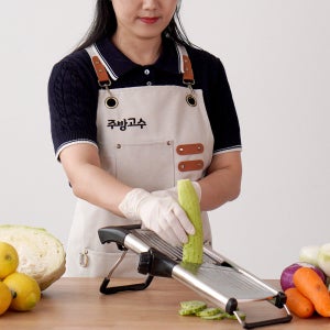주방고수 두께조절 만도린 슬라이서 양파 채칼 김장 손잡이 감자 당근 무 채칼 오이 토마토