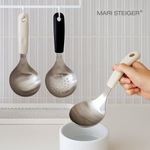 프로피 스텐 304 다용도 미니국자 (서빙스푼, 앞접시 대용) 기본형 or 타공형 택1