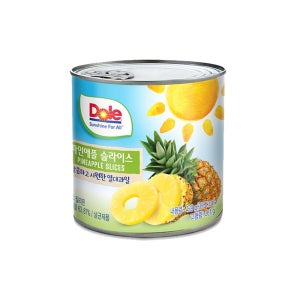 동원 Dole 파인애플 슬라이스 439g (캔)