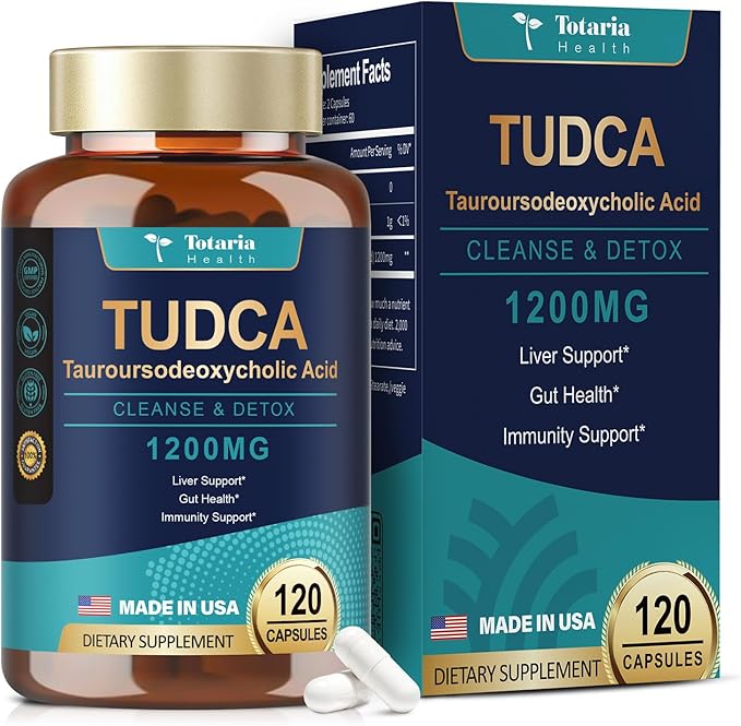 토타리아 <b>Tudca</b> 1,200mg, 120 캡슐