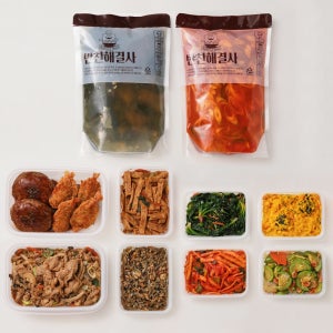 [3회배송할인_반찬해결사] 반찬 가게 정기배송 배달 구독 집밥 수제 집반찬 자취생 일주일 가정식 세트
