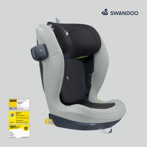 [스완두] NEW 찰리 아이사이즈 주니어 카시트 세이지 그레이