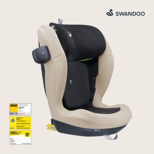 [스완두] NEW 찰리 아이사이즈 주니어 카시트 캐슈 베이지