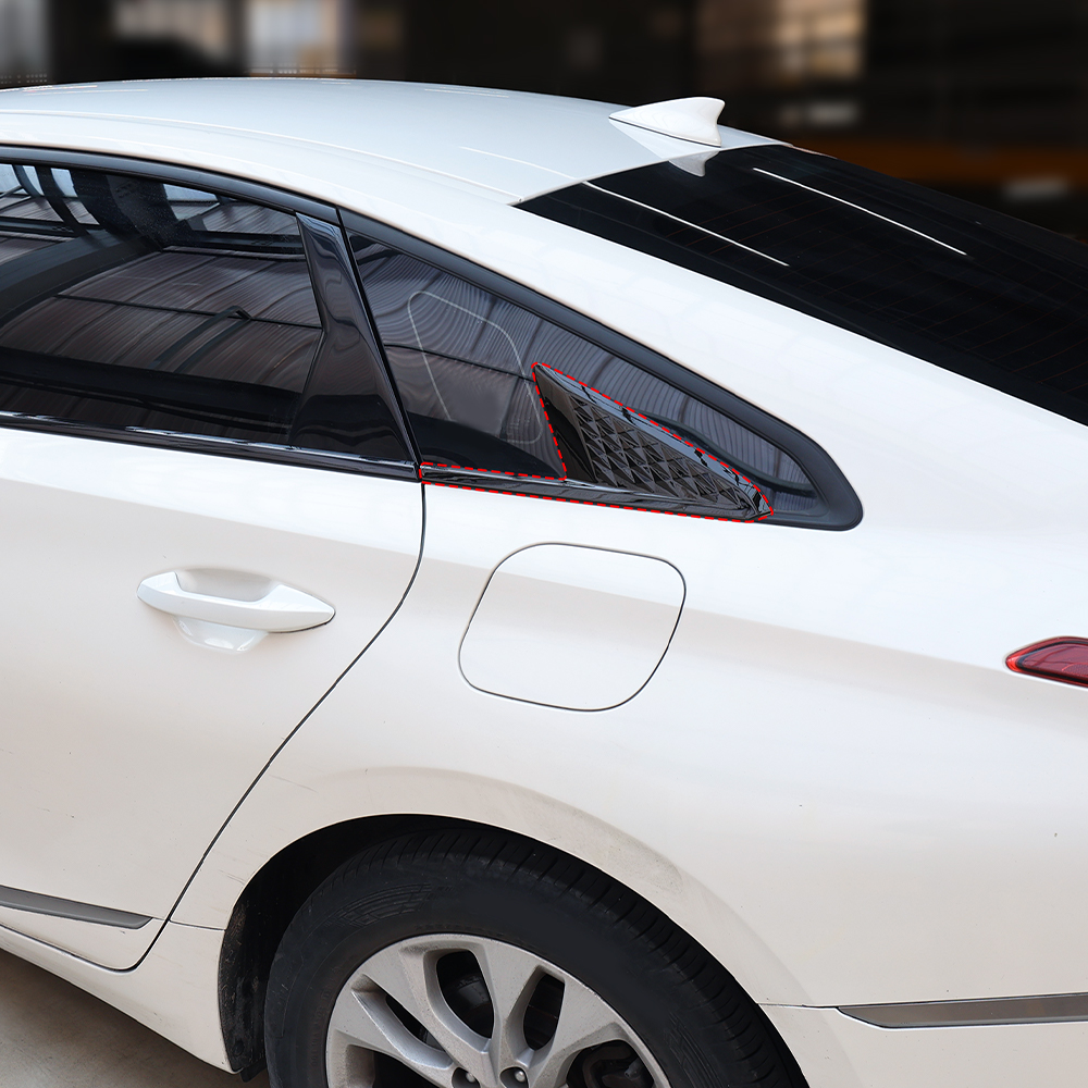 K8 C필러 커버 블랙 몰딩 <b>크롬</b> 죽이기 튜닝 용품