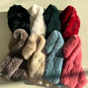 [당일출고/무배] 고퀄리티 에코퍼 풍성 보들보들 밍크 토끼털 목도리