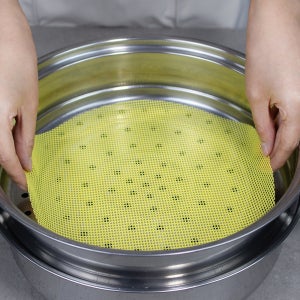 국산 실리콘찜시트 찜망 찜기받침 만두 찜패드 46cm