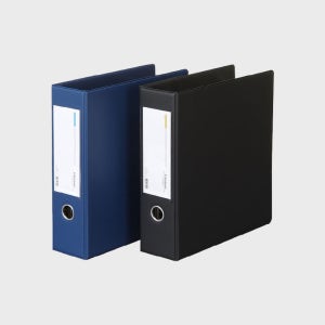 비닐 3공 D링 바인더 7cm B649A-7 A4 흑색 문화산업