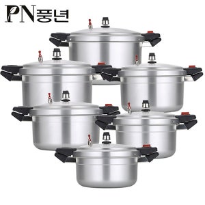 PN풍년 NEW 하이커머스 뉴 손주물 압력밥솥 대용량 영업용 풍년압력솥 스텐거름망 업소용밥솥 주물압력솥