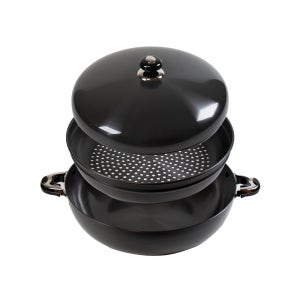 국산 경질 2단찜기 찜냄비 찜솥 34cm