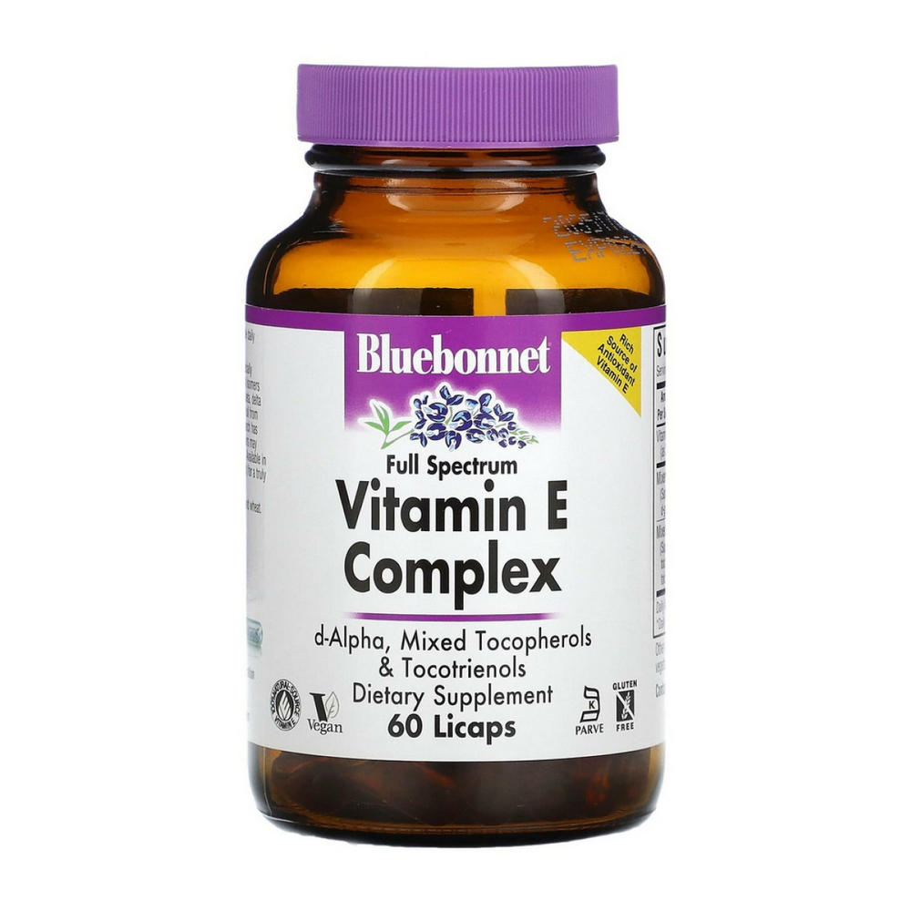 블루보넷뉴트리션 <b>비타민E 컴플렉스</b> 풀 스펙트럼 60리캡스