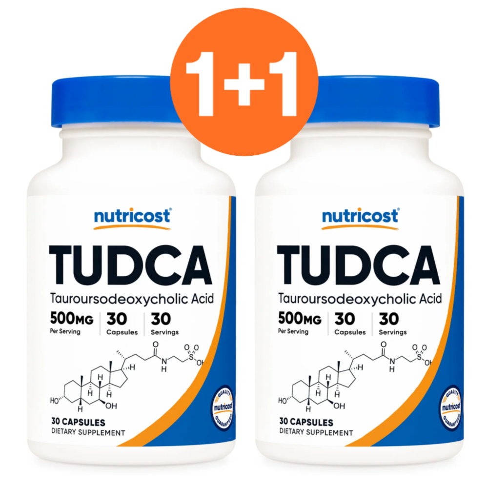 1+1 뉴트리코스트 투드카 <b>TUDCA</b> 500mg 30캡슐 2통