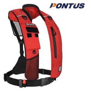[폰터스] PL-3000 팽창식구명조끼 (레드)