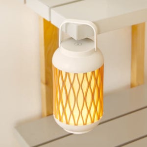 프리즘 크레모아 충전식 LED 무드등 캠핑조명 감성랜턴 화이트