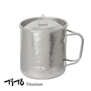 티토 티타늄 캠핑 싱글 머그컵 450ml