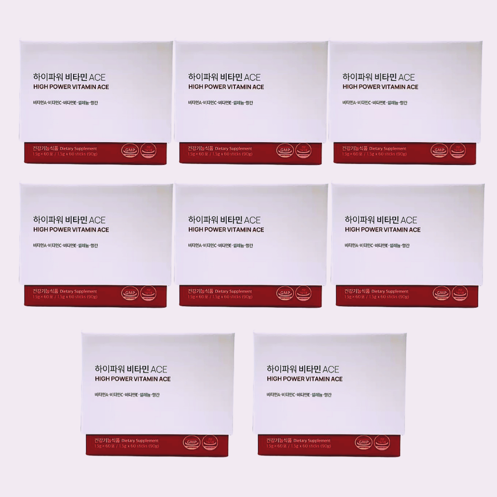 <b>세모</b> 하이파워비타민 에이스 ACE 1.5g 60포 8곽(1박스)