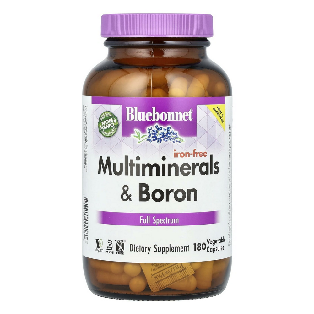 블루보넷뉴트리션 <b>멀티미네랄</b> 보론 <b>아이언</b> 프리 180베지터블캡슐