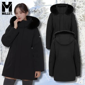 밀레 역시즌 중기장 고어텍스 패딩 여성 윈드스토퍼 구스다운 점퍼 등산 아웃도어