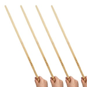 사랑의 매 나무 대나무 막대 2겹 유아 회초리 훈육 회초리 4개