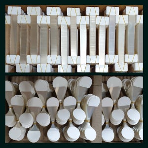 댕글러 와블러/네임택 가격표 POP용 PET I자형 8자형 1000개 묶음