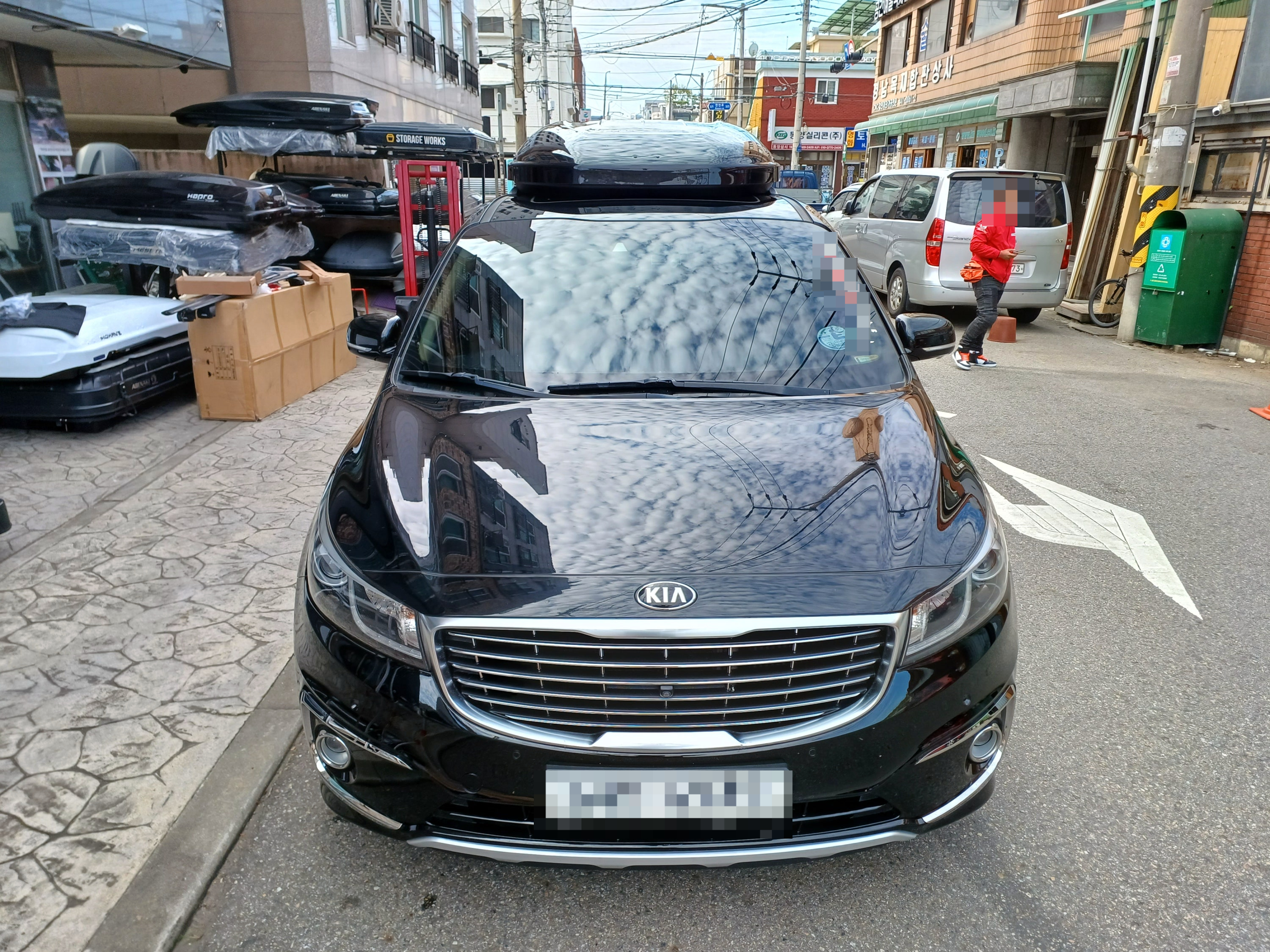 인천 부천 평택 의왕 군포 안양 올뉴카니발 더뉴카니발 코토 일체형 루프박스 초특가 무료장착