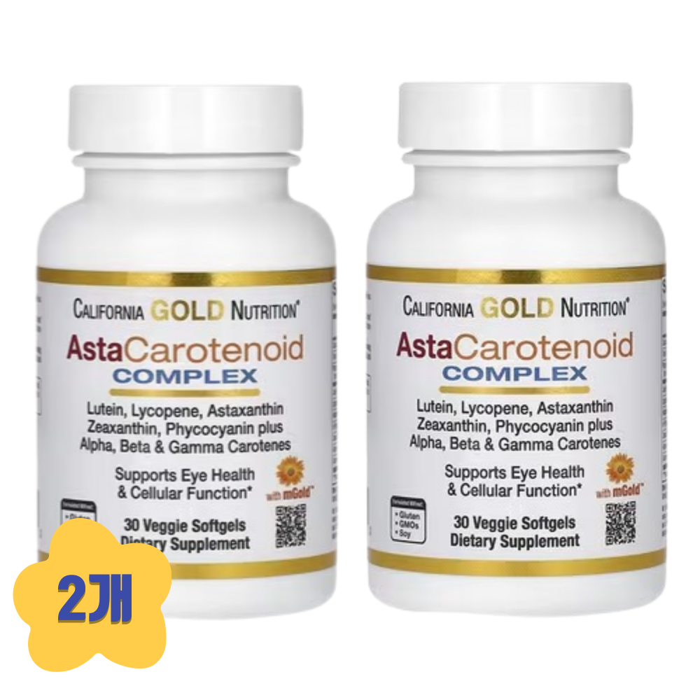(2개) CGN <b>아스타카로티노이드 컴플렉스</b> 루테인 라이코펜 아스타잔틴 30베지소프트젤