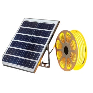 태양열 줄 전구 등 트리 조명 태양광 전등 라인등 야외 LED 정원등 논네온 10m