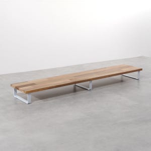 원목 듀얼 모니터 받침대 폭 300mm 높이10cm 1200mm, 아카시아상판(화이트받침)