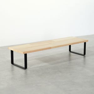 원목 듀얼 모니터 받침대 폭 300mm 높이16cm 600mm, 고무나무상판(블랙받침)