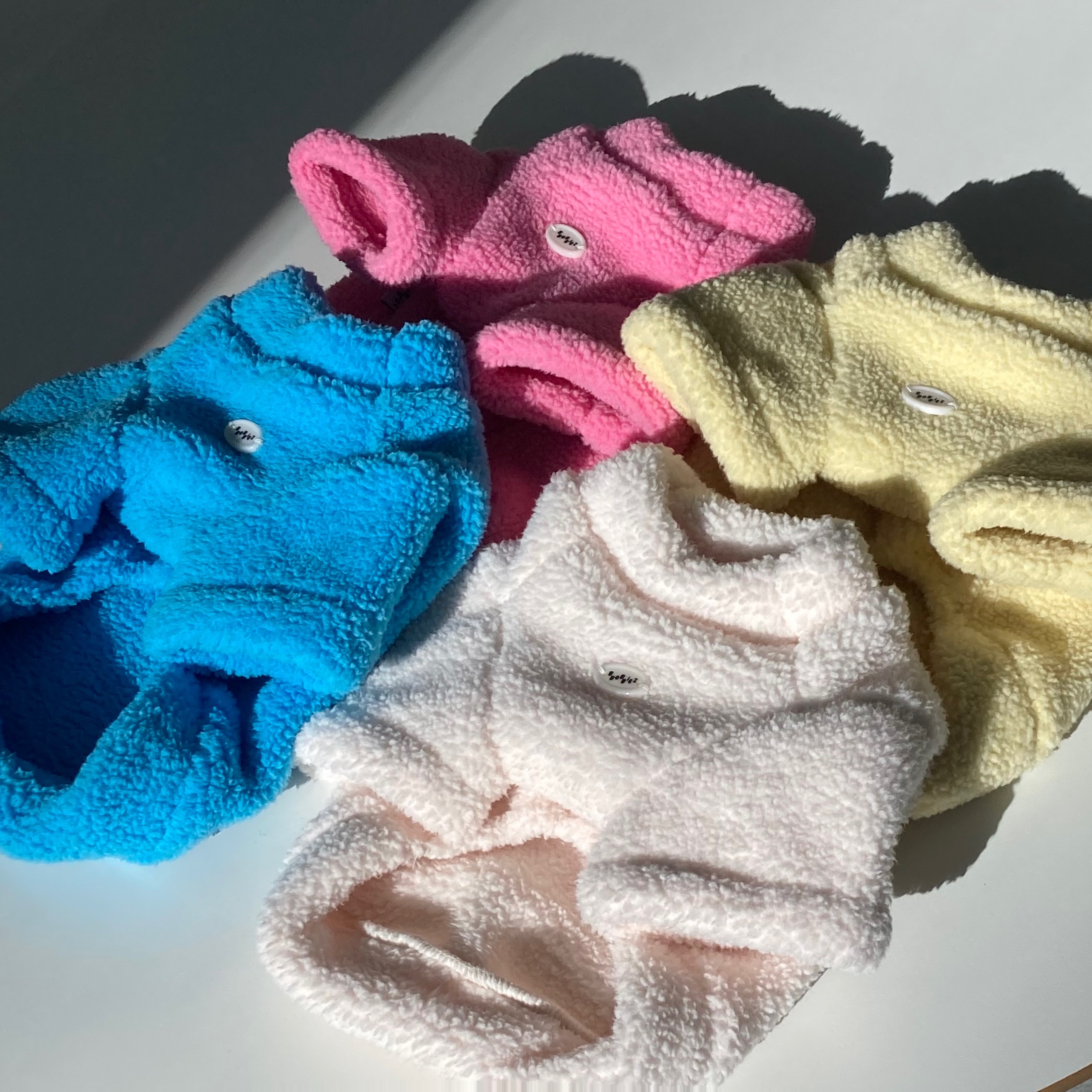 [핑크,블루 2XL만] 3차 뽀삐즈 플리스 맨투맨 강아지후리스