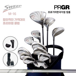 PRGR 스위프 SWEEP M16 여성 풀세트 12PC 백세트포함 피알지알 한국프로기아